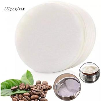 Ronde Papieren Koffiefilters 64mm - 350 Stuks voor Druppelkoffiezetter