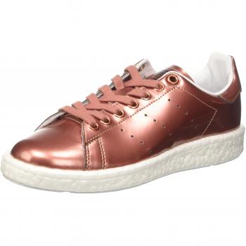 Adidas Damen Stan Smith Boost Sneaker, Braun/Kupfer/Weiß, Größe 39 1/3