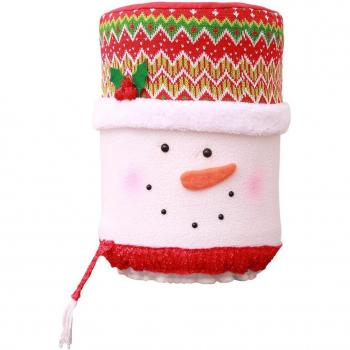 Cubierta Decorativa para Dispensador de Agua - Santa Claus y Muñeco de Nieve