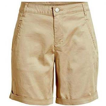 Pantaloni Corti Chino Donna New Soft Cammello 34