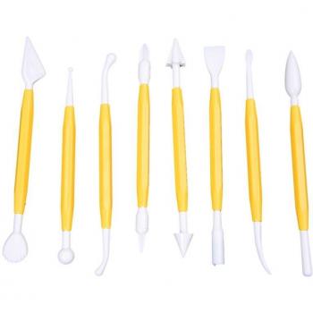 8 Piece Polymer Clay Sculpture Tool Set for Kids
