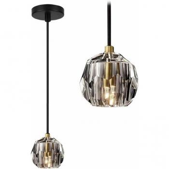 APP586-1CP Crystal Black 1-Light Pendant