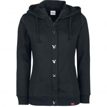 Capucha Disney Mickey Minnie Negra S/XXL Mujer