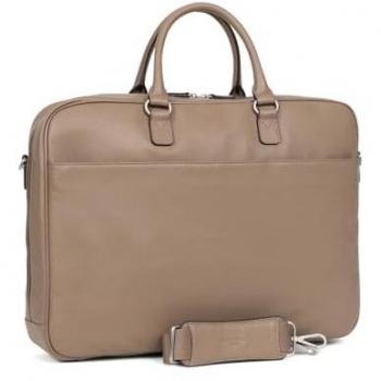 Porte‑documents 17 et A4 en cuir naturel