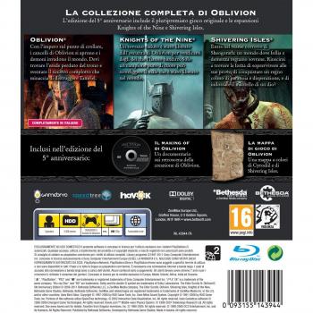 THE ELDER SCROLLS IV, OBLIVION EDIZIONE 5 ANNIVERSARIO (Xbox 360)