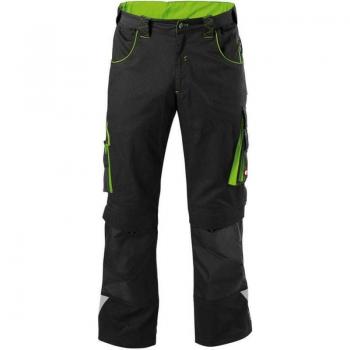 Pantalon Fortis H 24 Noir et Vert Citron Taille 27