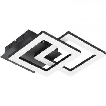 EGLO Paranday-Z Diamonds Small Flush Mounted Ceiling Light in Black