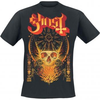 Papa Flames Ghost T-Shirt for Men - Black - S to 4XL