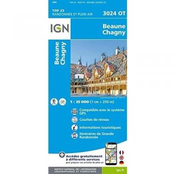 Beaune Chagny 1:25 000