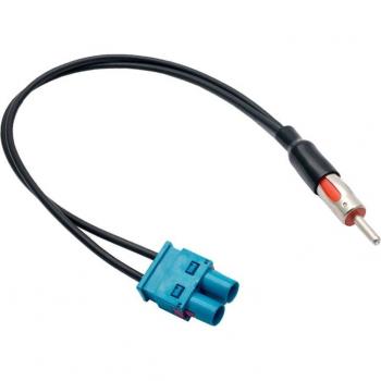 Fakra to 1 Din AM/FM Radio Antenna Adapter Cable for Ford BMW 30cm