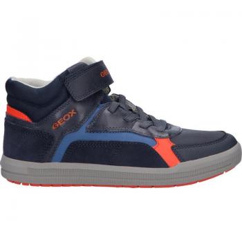 GEOX J944AA Kids - Estilo Arzach em Azul Marinho e Laranja