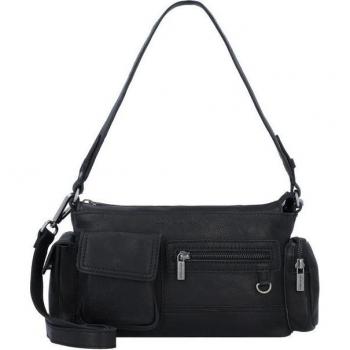Cowboysbag Handtasche Susanville 25 cm in Schwarz