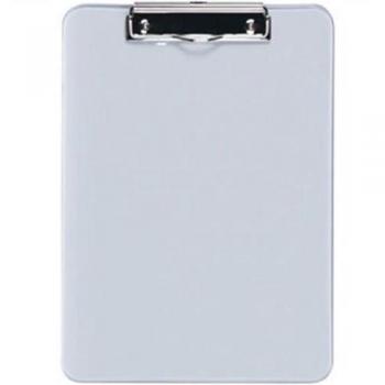 Marbig A4 Clear Clipboard with Clip Holder