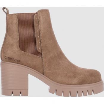 Chika10 Botines de Mujer en Piel con Cierre de Cremallera