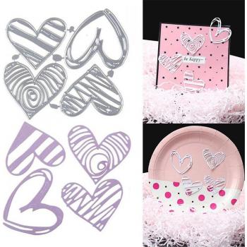 Heartfelt Metal Die Set for Scrapbooking