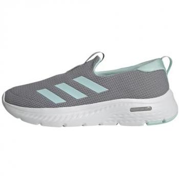 Zapatillas Adidas Cloudfoam Move Lounger Gris Semi Flash Aqua Mujer 40