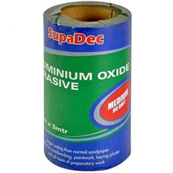 Supadec Aluminium Oxide Roll Medium Grade 80 Grit 3M