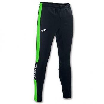 Joma Championship IV Youth Football Pants – Black & Green Fluoro, Ages 11–12