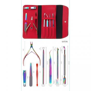 4/8 Pcs Profielen Nagelsnijder Set Stalen Nagelknipper Pediküre Kit Multifunctioneel Draagbaar Manicure Snippers Voorvoetnagels