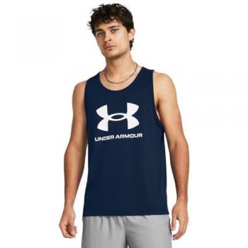 Camiseta sin mangas Under Armour Sportstyle Logo Hombre Azul S
