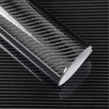 Film Vinyle Fibre Carbonique 5D Autoadhésif – Rouleau 152 × 60 cm