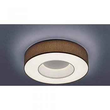 Paralume in Chintz Mocca per Plafoniera LED Helestra Lomo