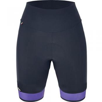 Pantaloncini Santini Giada Bengal blu marino viola donna - S