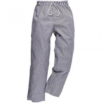 Portwest C079 Chef Pants Blue / White M 31