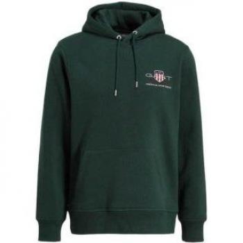 Hoodie Gant Masculino Verde Archive Shield Mediano
