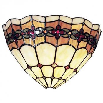 Clayre&Eef Wandlamp Weena Tiffany-stijl