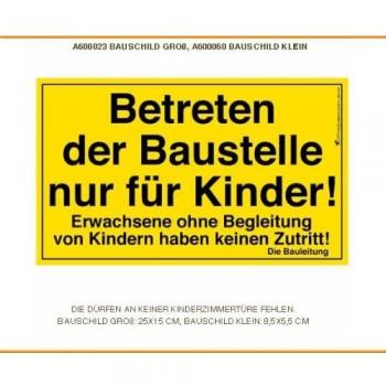 Corvus A600024 - Postkarte Baustelle Kinder
