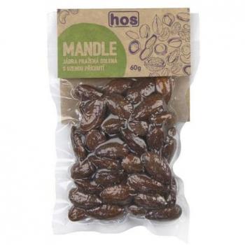 Mandle pražené solená s uzenou chutí HOS 60g