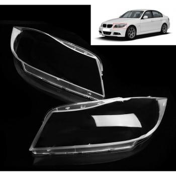 Xenon Scheinwerfer Linsenabdeckung für BMW 3 E90 E91 (1 Paar)