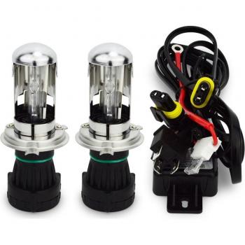 AC 55W Bi-Xenon H4 HID Replacement Bulbs 5000K