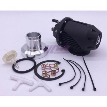 Universal- SQV SSQV BOV Turbo Druckventil mit Adapter Flansch SQV II 2 Schwarz