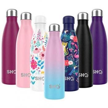 Bouteille d'eau en acier inoxydable SHO Bottle avec isolation par double paroi