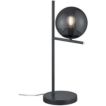 Lampada Sfera Fumo Antracite Metallo con Attacco E14