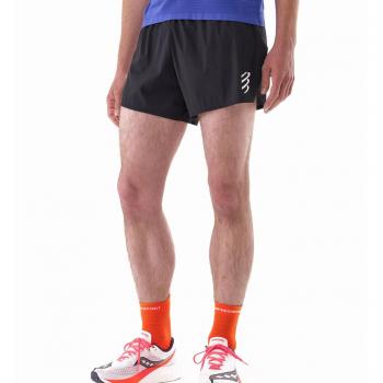 Compressport Racing Split Shorts Herren Schwarz