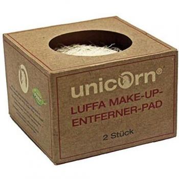 Unicorn Luffa Make-up Entferner Pads, 2 Stück