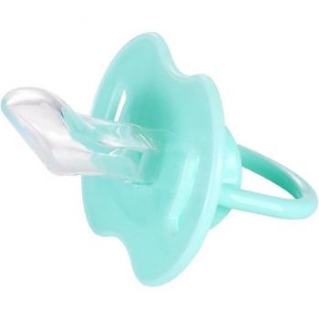 Pure Color Baby Soother - Food Grade Silicone Pacifier for Newborns
