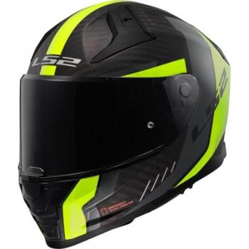 LS2 FF811 Vectror II Carbon Grid Casco - Amarillo (L)