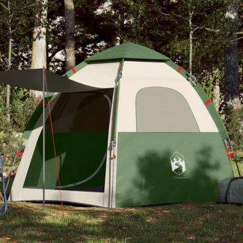 4-Person Green Quick Release Camping Tent