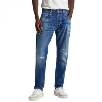 Jeans Tapered Azul Pepe Jeans para Hombre