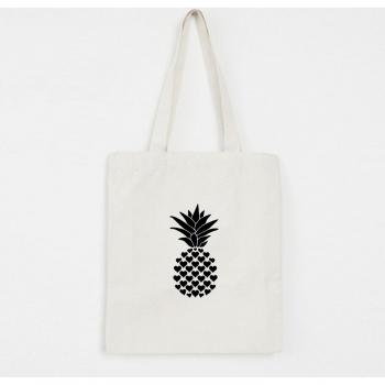 Bolsa Reutilizable de Compras con Estampado de Piña