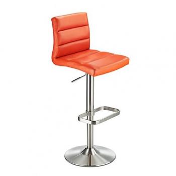 Ace & K Modern Adjustable Orange Bar Stool