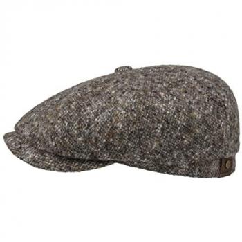Stetson Hatteras Donegal Tweed Cap - Grey - Size 61 cm - Female