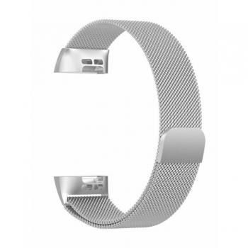Fitbit Charge 3/4 Metallband L, Silver