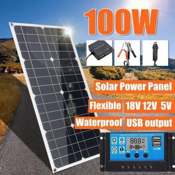 18V Sunpower Halb-Solarplatte für Batterien