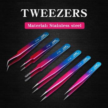 Straight Tip Electronics Tweezers for Mobile Phone Repair