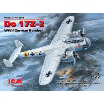 Do 17z-2 Avion de Guerre Allemand WWII - 1:72 - ICM